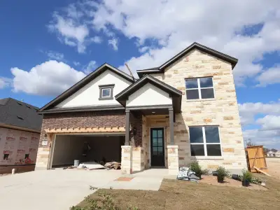 New construction Single-Family house 350 George Harper St, Buda, TX 78610 plan Belmont II - Signature II Series - image