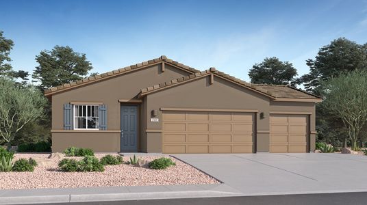 New construction Single-Family house 8810 E Crimson Snowberry Wy, Vail, AZ 85641 plan Bradbury - image