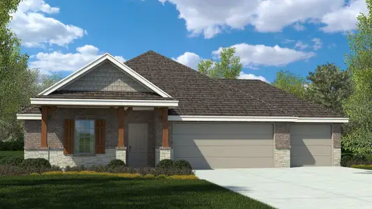 New construction Single-Family house 713 Sydney Blvd, Thorndale, TX 76577 plan Everett - image