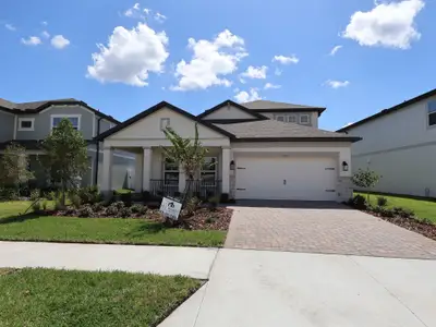 New construction Single-Family house 5663 Maydale Ave, Wesley Chapel, FL 33545 plan Newport II Bonus - image