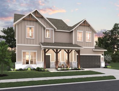 New construction Single-Family house 17621 Carmel Rancho Ave, Pflugerville, TX 78660 plan Hawthorne - image