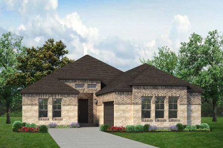 New construction Single-Family house 413 Wabash Dr, Waxahachie, TX 75167 Redwood JS- photo 0