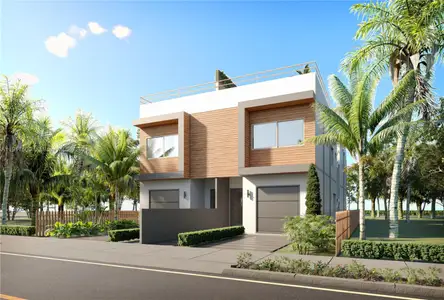 New construction Townhouse house 2360 Sw 32Nd Ave, Unit Right, Miami, FL 33145 - image