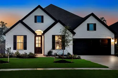 New construction Single-Family house 32236 Highwood Green Ln, Conroe, TX 77385 plan Miami III (2498-HV-45) - image