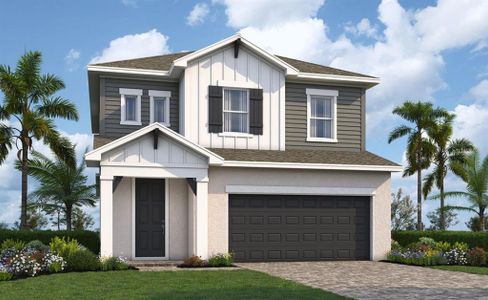 New construction Single-Family house 3435 Yellow Cassia Dr, Wesley Chapel, FL 33543 plan The Nassau - image