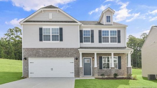 New construction Single-Family house 719 Lazy Elm Ln, Aberdeen, NC 28315 plan Wilmington - image