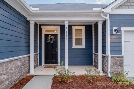 Welcoming covered porch