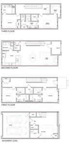 New construction Townhouse house 1013 44th Avenue N, Nashville, TN 37209 plan Iris - image