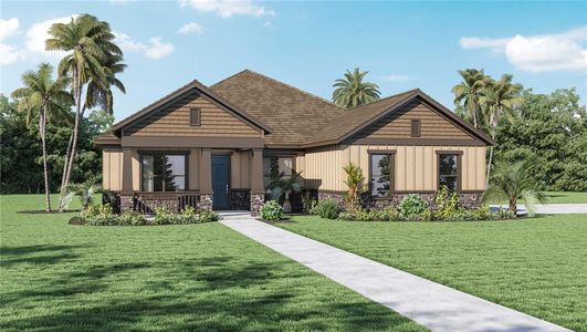 New construction Single-Family house 3667 Malawi Trl, St. Cloud, FL 34772 plan EVERETT - image