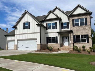 New construction Single-Family house 57 Hidden Fields Way, Hoschton, GA 30548 The Chelsea III- photo 0