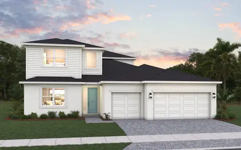 New construction Single-Family house 10700 Nw Suncrest Lp, Port St. Lucie, FL 34987 plan Azura - image