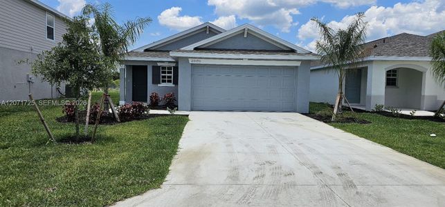 New construction Single-Family house 20190 Caroline Creek Pl, Lehigh Acres, FL 33974 - image