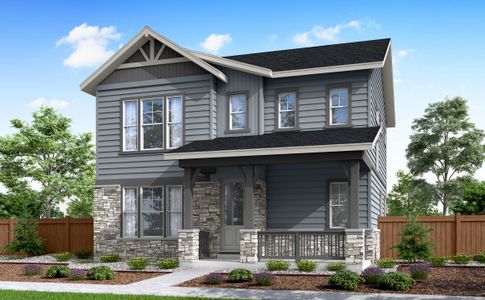 New construction Single-Family house 3378 N Haleyville Ct, Aurora, CO 80019 plan 3203 - image