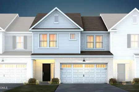 New construction Townhouse house 293 Ravenscraig Park Pl, Raleigh, NC 27603 plan Brookstream - image