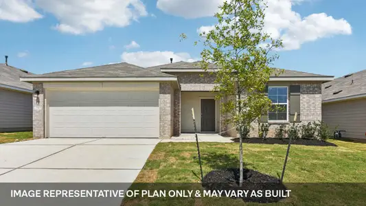 New construction Single-Family house 13407 Eppright Trce, Manor, TX 78653 plan The Denton - image