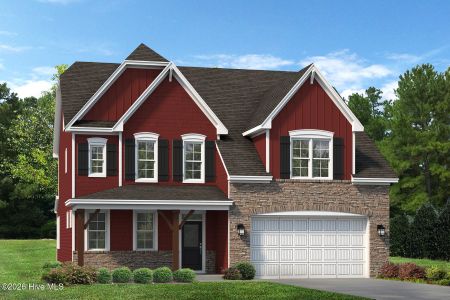 New construction Single-Family house 572 Watauga Ln, Aberdeen, NC 28315 plan Brooks - image