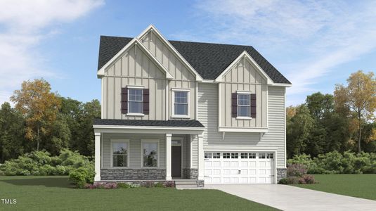 New construction Single-Family house 1244 Hazelnut Ridge Ln, Knightdale, NC 27545 Tryon III- photo 0