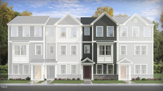 New construction Townhouse house 334 Carolina Springs Blvd, Apex, NC 27539 null- photo 0