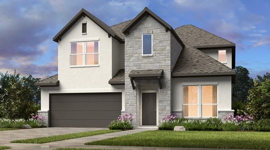 New construction Single-Family house 120 Golden Sage Ave, Georgetown, TX 78633 Bordeaux- photo 0 0