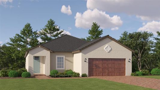 New construction Single-Family house 31708 Cannon Rush Drive, San Antonio, FL 33576 Splendor II- photo 0