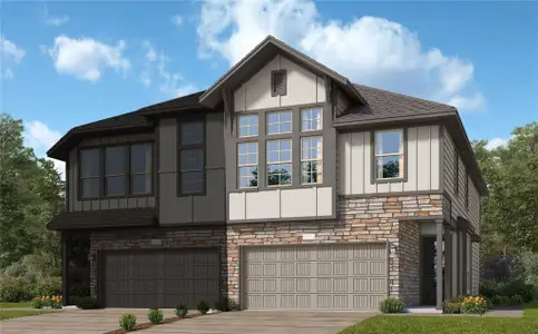 New construction Townhouse house 12602 Blue Catfish Ln, Cypress, TX 77433 - image