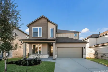 New construction Single-Family house 15318 Twin Cyn, San Antonio, TX 78247 plan Redland - image