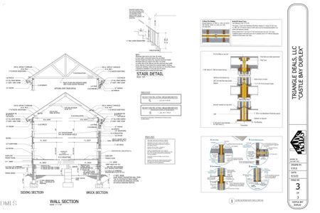 New construction Duplex house 211-217 N Jackson St, Dunn, NC 28334 - image