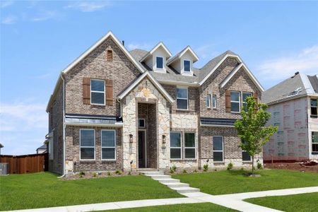 New construction Single-Family house 1556 Marburg Ln, Frisco, TX 75036 plan Hillcrest 45 2R-CW (w/Media) - image