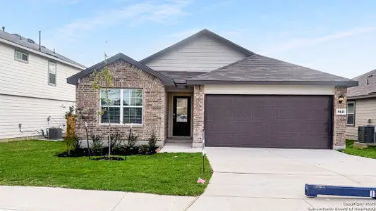 New construction Single-Family house 5641 Hartley Home, San Antonio, TX 78245 plan The Torre - image