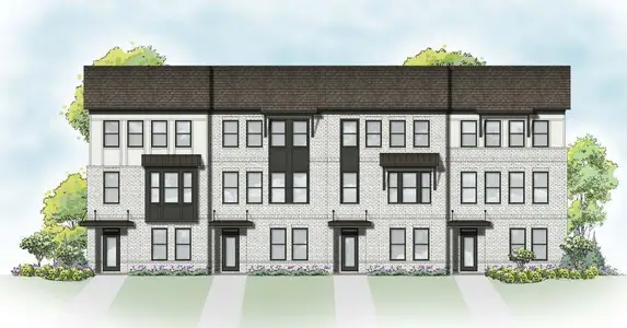 New construction Townhouse house 402 Nix Ln, Lawrenceville, GA 30046 - image