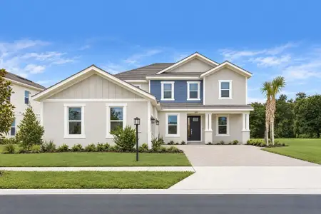 New construction Single-Family house 11209 Manor House Ln, Odessa, FL 33556 plan Sand Key - image