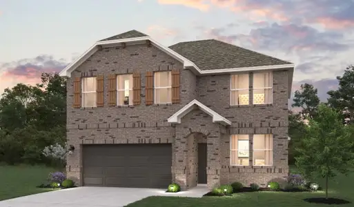 New construction Single-Family house 324 Willow Heights Dr, Hutto, TX 78634 plan Georgia - image