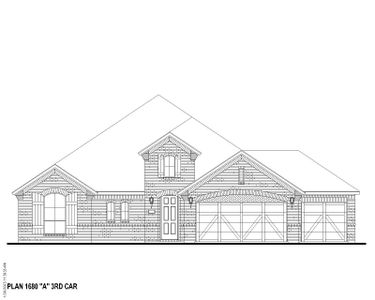 New construction Single-Family house 1422 Fieldstone Dr, Midlothian, TX 76065 plan 1680 - image