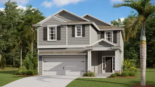 New construction Single-Family house 400 Chambers Ave, Yulee, FL 32097 plan Brighton+ - image