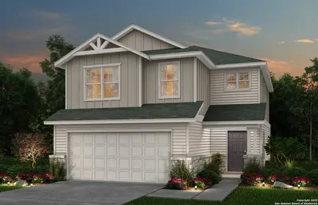 New construction Single-Family house 1213 Birdsong Ave, Marion, TX 78124 plan Springfield - image