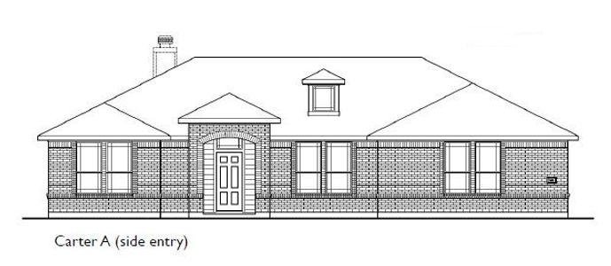 Carter A - Side Entry Elevation