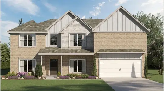 New construction Single-Family house 4271 Shirebrook Trl, Hoschton, GA 30548 - image