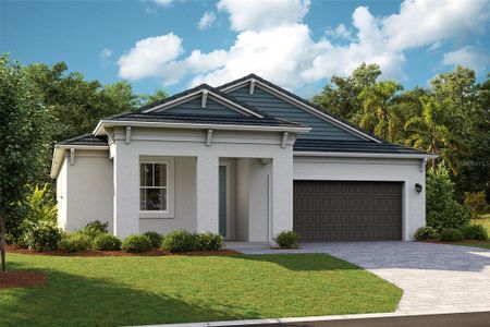 New construction Single-Family house 10394 Fieldstone Myrtle Way, San Antonio, FL 33576 Calusa- photo 0