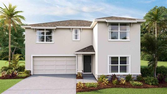 New construction Single-Family house 3104 Silver Date Drive, Wimauma, FL 33598 Ensley- photo 0