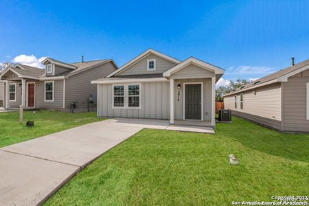 New construction Single-Family house 8511 Black Sapphire, San Antonio, TX 78263 Montour- photo 0