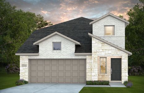 New construction Single-Family house 224 Groveland Dr, Liberty Hill, TX 78642 plan Gustine - image
