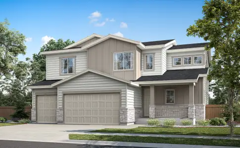 New construction Single-Family house 6696 Union Ave, Firestone, CO 80520 plan The Saffron - image