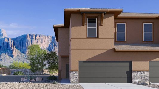 New construction Townhouse house 21130 N 58Th St, Phoenix, AZ 85054 Little Rock II- photo 0