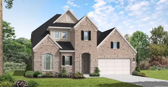 New construction Single-Family house 2411 Gleaming Pear Dr, Manvel, TX 77578 plan Lumberton - image