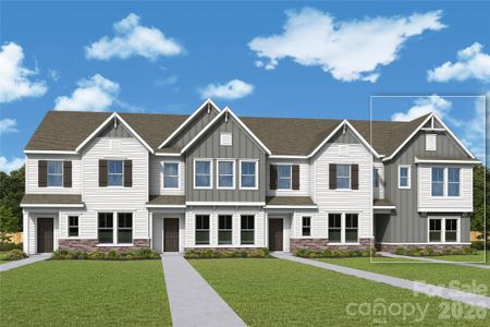 New construction Townhouse house 6605 Fire Lily Ln, Charlotte, NC 28216 - image