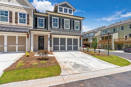 New construction Townhouse house 202 Grady Burrell Drive, Holly Springs, GA 30115 Haven- photo 0