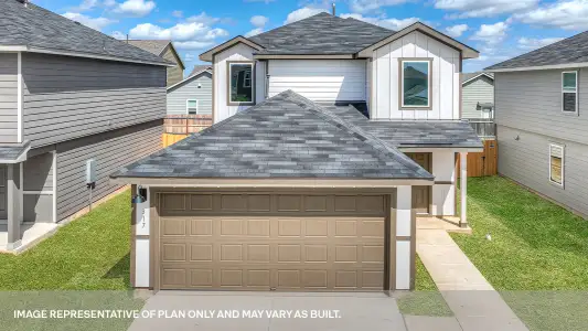New construction Single-Family house 213 Haywood Mnr, Maxwell, TX 78656 plan The Graham - image