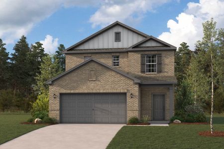 New construction Single-Family house 7847 Bergamot Cir, Magnolia, TX 77354 plan Leyland - image