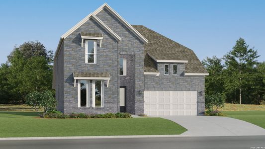 New construction Single-Family house 8909 San Carlos, Seguin, TX 78155 plan Roseman - image