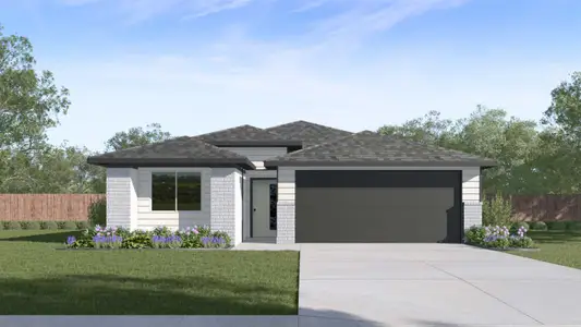 New construction Single-Family house 9421 Oxbow Strap Dr, Austin, TX 78724 plan The Forest - image